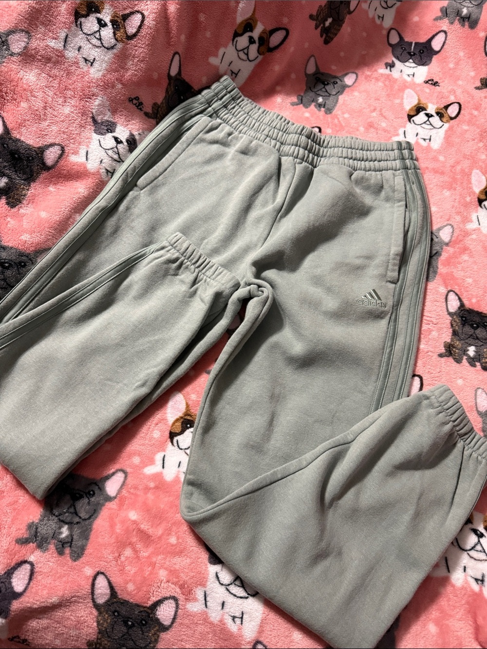 adidas Kids Light Sage Green Jogger Sweatpants